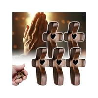 【ANBOLY】20Pcs Cross My Heart  Handheld Pocket Cross-Encouragement Gift for Christians, Prayer, Easter gift,Birthday, Grad...