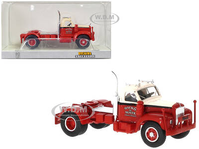 1953 B-61 Truck Tractor Red and Beige \