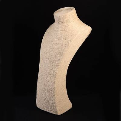 Rattan Necklace Bust Displays