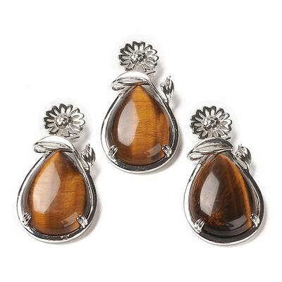 Natural Tiger Eye Pendants