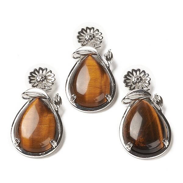 Natural Tiger Eye Pendants