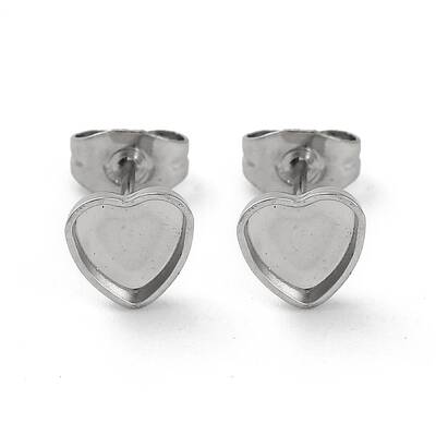 304 Stainless Steel Stud Earring Findings