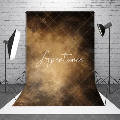 Dirty Brown Misty Abstract Texture Photo Backdrop - Aperturee