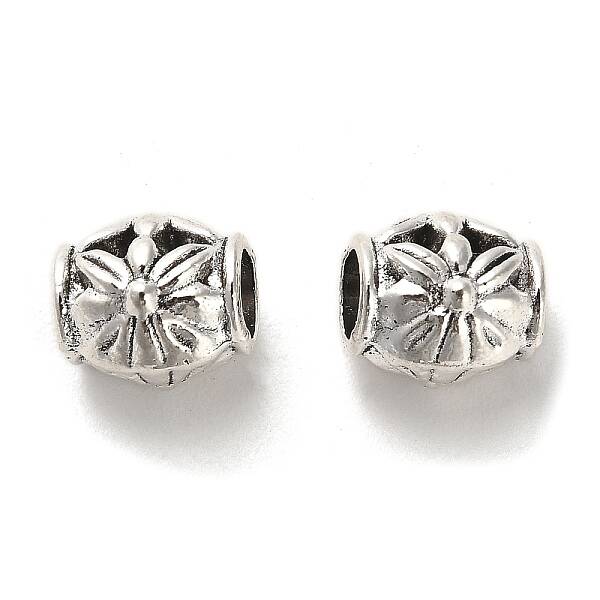 Tibetan Style Alloy European Beads