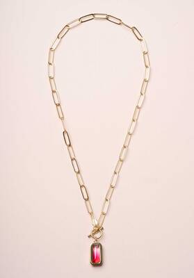 Necklace Cbrf6 Fuchsia | Color: FUCHSIA | Size: U