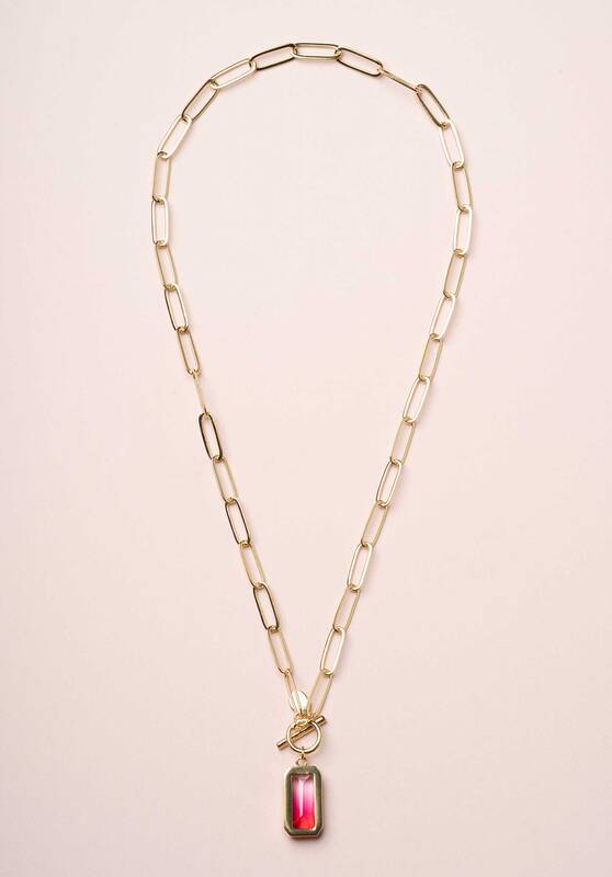 Necklace Cbrf6 Fuchsia | Color: FUCHSIA | Size: U