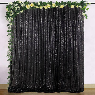 Black Sequin Shimmer Fabric Backdrop For Photography - Aperturee