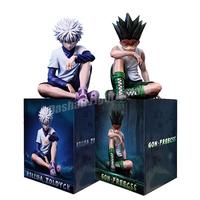 PG Hunter×Hunter GON FREECSS Killua Zoldyck Action Figure Noodle Stopper Anime Killua Figure Statue Car Ornaments PVC Model ...