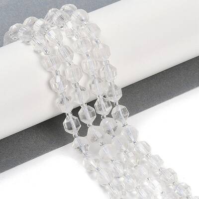 Natural Quartz Crystal Beads Strands