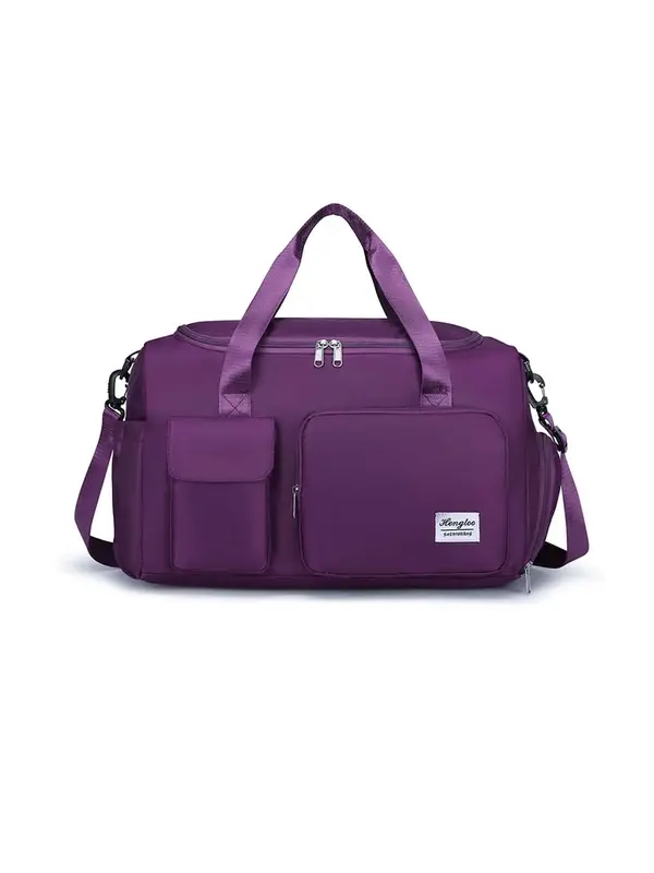 Minimalist New Trendy Multi-pockets Travel Bag, Dry and Wet Separation Swimming Training Sports Gym Bag, Hand-held Zipper Lar...