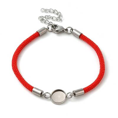 Milan Cord & 304 Stainless Steel Bracelets Making