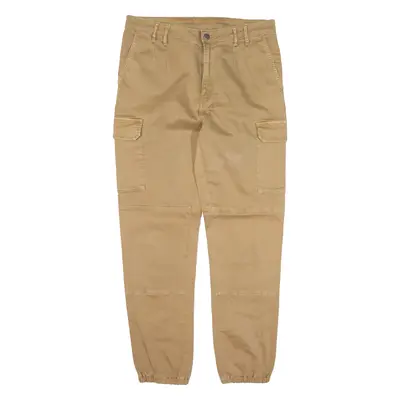 Cargo Trousers Beige Regular Tapered Womens W31 L27