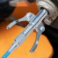 High Pressure Oil Nozzle Butter Gun Head Buckle Type Butter Nozzle Manual High Pressure Oil Nozzle With  Oil Pipe Heavy Duty ...