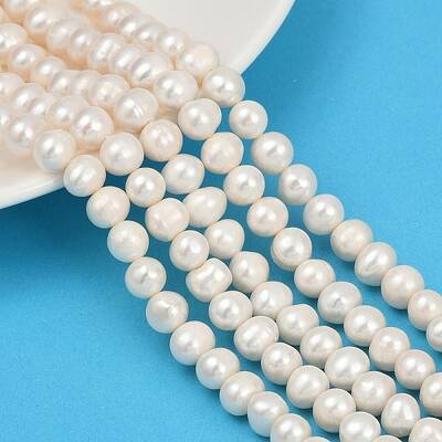 Natural Cultured Freshwater Pearl Beads Strands