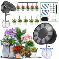 Super New Products TRJZWA 2025 Latest 1.2W Drip Irrigation System Kit for Garden，Solar Irrigation System with Automatic DIY...