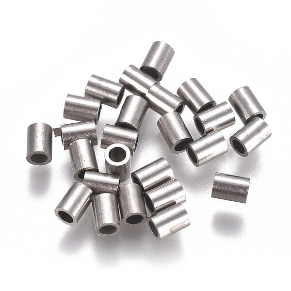 Non-Tarnish 304 Stainless Steel Tube Beads
