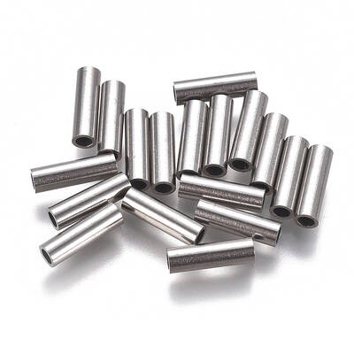 Non-Tarnish 304 Stainless Steel Tube Beads