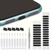Phone Dust Plug Kit, Phone Charging Port Cleaning Brush Kit, Phone Dust Cleaning Kit, Cleaning Accessories for Phone, Compute...