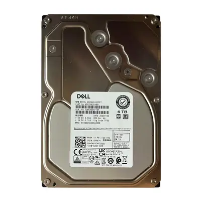 HV974 Dell 6TB 6Gb/s SATA 7200 3.5-Inch Hard Drive