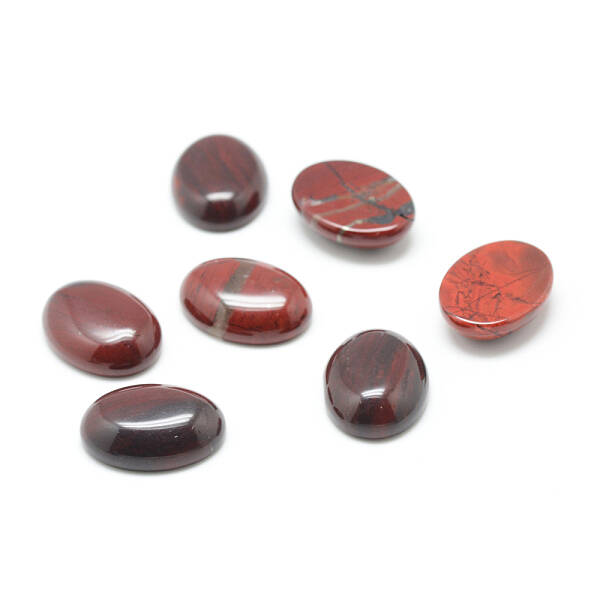 Natural Red Rainbow Jasper Cabochons