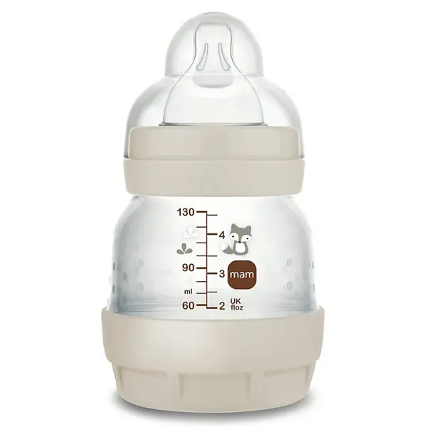 MAM Easy Start Anti-Colic Bottle 0 months - Extra Slow Flow - Fox Sand 130ml