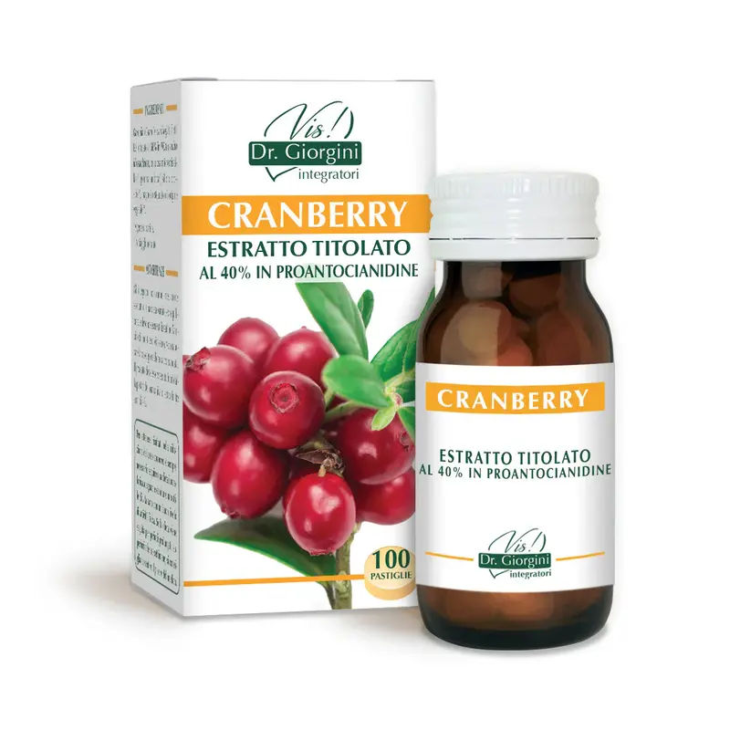 Dr Giorgini cranberry titrated extract 50 g - 100 tablets of 500 mg