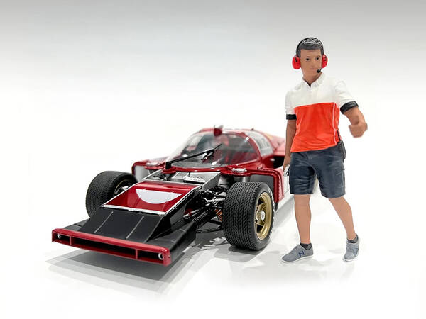 Race Crew Figure #2 for 1/24 Scale Models by American Diorama