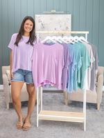 Zenana Raised Rib Oversized Short Sleeve Top | S/M-2X/3X