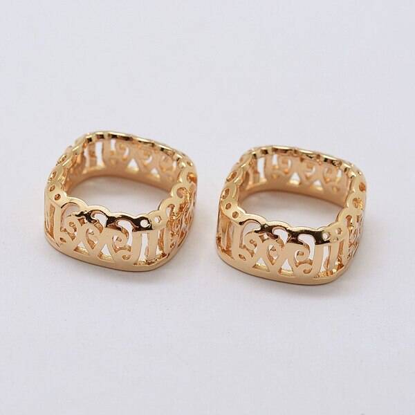 Brass Sew on Prong Settings