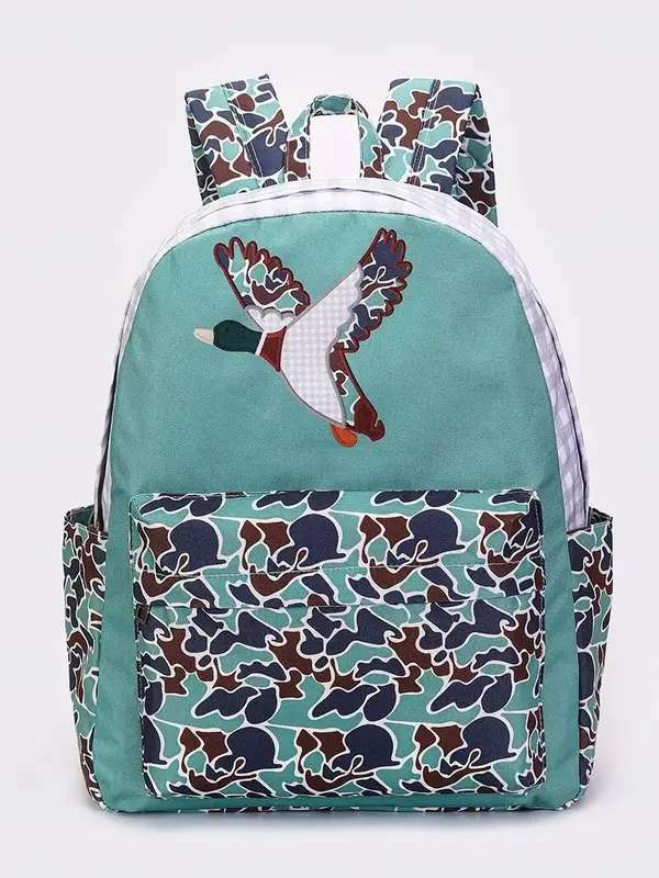 Duck Print With Kids Backpack