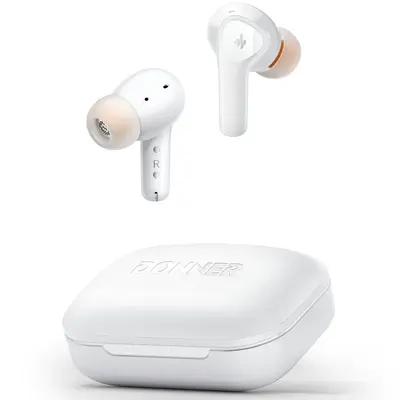 Donner Dobuds ONE Noise-Canceling Wireless Headphones - White