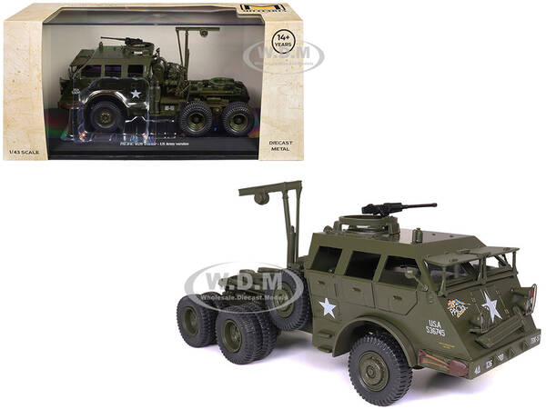 Pacific M26 Tractor Olive Drab United States Army 1/43 Diecast Model by Militaria Die Cast