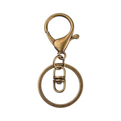 Iron Lobster Clasp Keychain