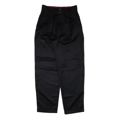 Womens Trousers Black Loose Tapered W29 L31