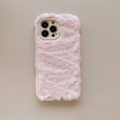 Warm Plush Mobile Phone Case for Women Girls