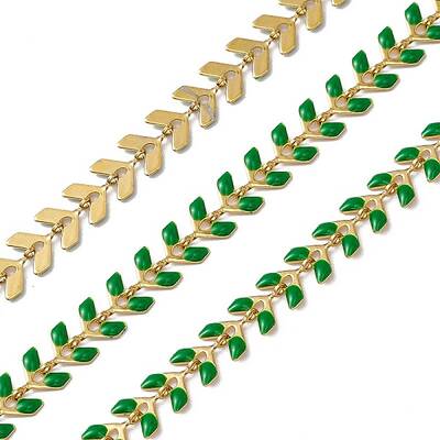 PVD Vacuum Plating 304 Stainless Steel Cobs Chains