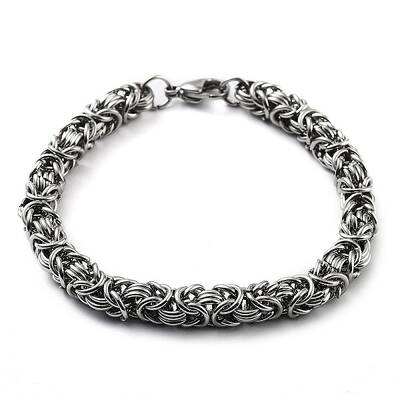 Non-Tarnish 201 Stainless Steel Rope Chain Bracelet