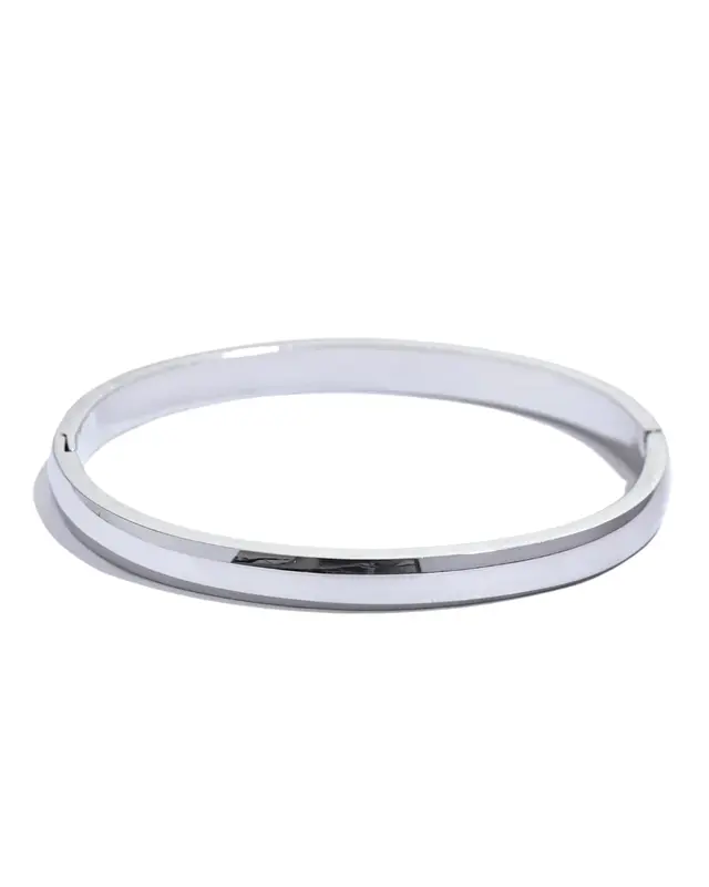 18K Gold Bangle Bracelet - Classic
