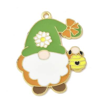 Bees Theme Alloy Enamel Pandants