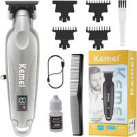 KEMEI 2293S Professional Men's Hair/Beard Trimmer Zero Gap Hair Clipper with T-blade, cordless charging Comfort Km2293S hair ...