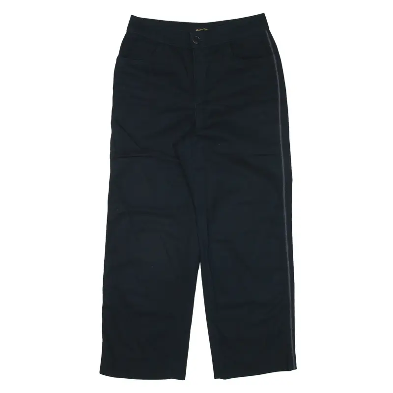 MASSIMO DUTTI Trousers Blue Relaxed Straight Womens W28 L25