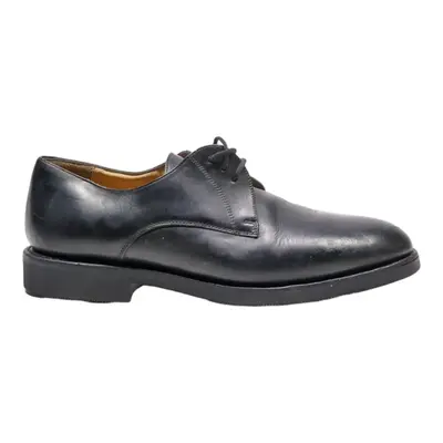 HARDRIGE Derby Shoes Black Leather Mens UK 8