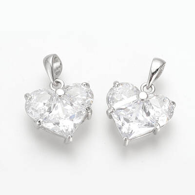 Brass Cubic Zirconia Charms
