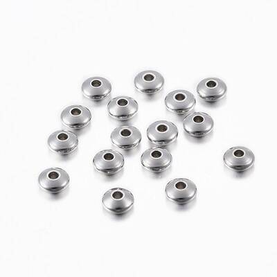 Tarnish Resistant 201 Stainless Steel Spacer Beads