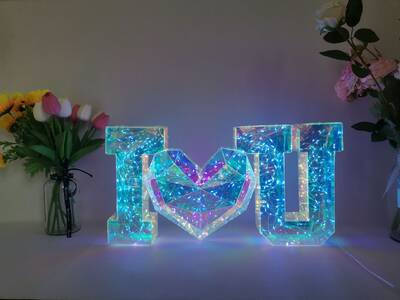 Creative Gift RGB Light Magic Color I Love You 3D Gift
