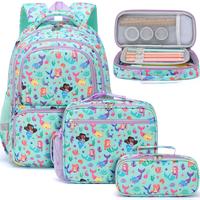 Fimibuke 3PCS Waterproof Backpack Set for Boys Girls – Includes School Bag, Lunch Box & Pencil Case, School Backpack Book B...