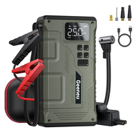 6000A Portable Car Jump Starter With Air Compressor (10.0L Gas, 9.0  L Diesel) With 150 PSI Tire Inflator, 12V Car Battery Ju...