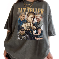 Jax Teller Vintage Tee – For the Real Sons of Anarchy Fans, Biker Series Lovers, Charlie Hunnam T-Shirt, Unisex Sweatshirt ...