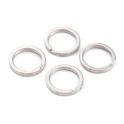 Non-Tarnish 304 Stainless Steel Split Key Rings
