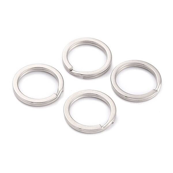 Non-Tarnish 304 Stainless Steel Split Key Rings